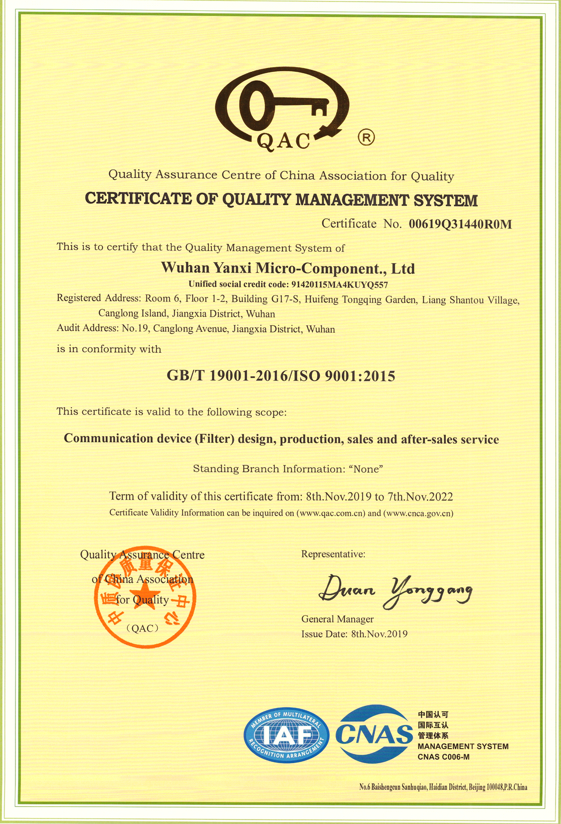 ISO9001 -en